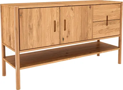 Produktbild von Sideboard 142 cm breit, Eiche massiv geölt, PORI-165
