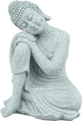 Obrázek produktu pro Malý Buddha dekorace Vynikající řemeslné zpracování Zelený pískovec šperky pro akvária kontemplativců