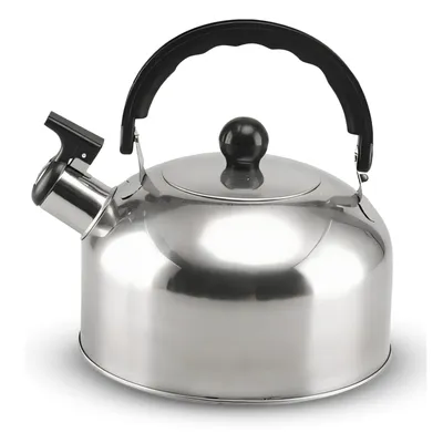 Produktbild von Topfset, Pfannenset 12-teilig mit Flötenkessel | Kochtopfset | Kochtöpfe | Töpfe mit Glasdeckel | Induktionsgeeignet | Silber, Edelstahl | Retoo