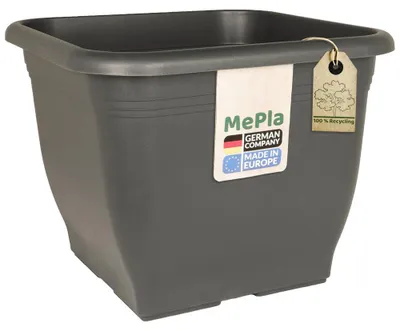 Produktbild von MePla - Pflanzkübel Quadrat 28x28 anthrazit