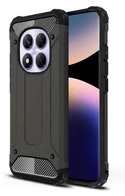 Zdjęcie produktu dla Etui Techsuit Hybrid Armor do Xiaomi Redmi Note 14 Pro 5G Poco X7 - czarne
