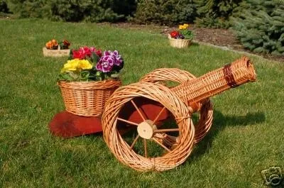 Produktbild von Dekorative Rattankanone hell