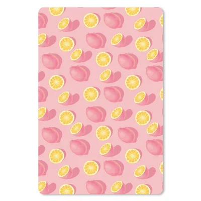 Produktbild von MuchoWow® Mauspad Mousepad Sommer - Zitrone - Rosa 40x60 cm - Mousepads - Maus Mat - Pad - Mausunterlage - Schreibtisch Accesoire
