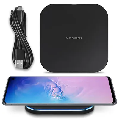 Produktbild von QI Kabellose Ladestation für Samsung Galaxy S10 Wireless Schnellladegerät 10W