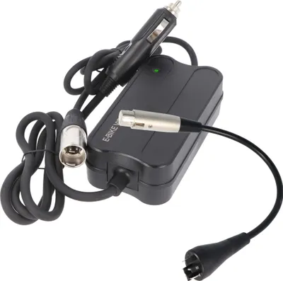 Produktbild von 12V KFZ-Ladegerät SET für Bosch Active, Performance 36V Akku, Ladeschluss-Spannung 42V max. 2 A Ladestrom, nicht für Bosch Smart System geeignet
