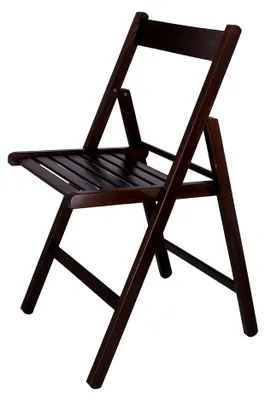 Produktbild von Klappstuhl aus Holz, 43 x 46 x 79 cm Wenge