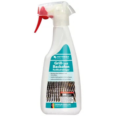 Gerzett Backofen- & Grillreiniger (2x 500 Ml) – Mit Kraft-Schaum Gegen Eingebranntes Fett, Schnell & Effektiv