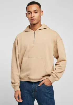Produktbild von Urban Classics Herren Kapuzenpullover Boxy Zip Hoody