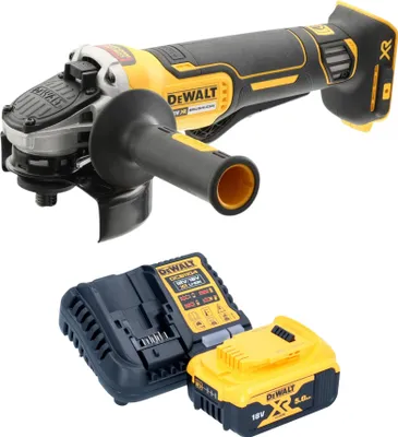 Produktbild von DeWalt DCG 406 P1 Akku Winkelschleifer 18 V 125 mm Brushless + 1x Akku 5,0 Ah + Ladegerät