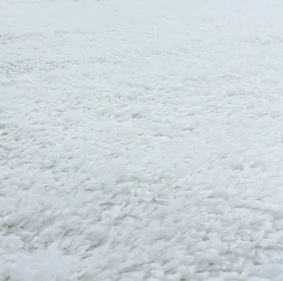 Image de Ayyildiz | Tapis Shaggy Fluffy - 80 cm x 250 cm - Blanc - Ultra doux et hypoallergénique