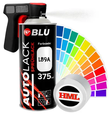 Produktbild von BLU Spraydosen LB9A weiss candyweiss basislack spray autolack für VW SKODA