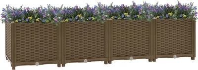 Zdjęcie produktu dla vidaXL Podwyższone łóżko 160x40x38 cm Polipropylen