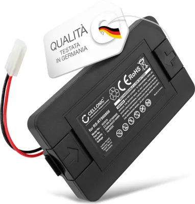 Immagine prodotto di CELLONIC 1x Batteria per Aspirapolvere Compatibile con Bagotte BAGOTTE, Compatibile con Rowenta Explorer Serie 60, Explorer 40, RS-RT900866 – (2600mAh, 14.4V)
