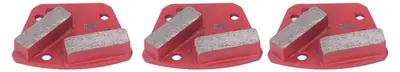 Image de Ensemble de 3 disques abrasifs diamantés pour béton, de différents grains (30)