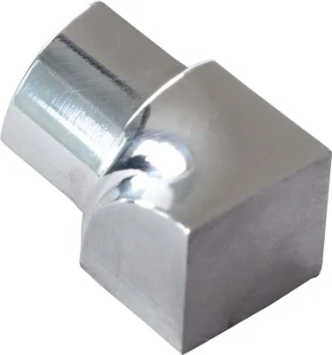Produktbild von Dalsys Inneneck für Fliesenschiene Viertelkreisprofil Edelstahl Poliert 10mm, Fliesenprofil