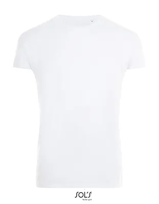 Obrázok produktu pre SOLs 01704 | Pánske tričko Magma / Polyester s prímesou bavlny - Farba: biela - Veľkosť: XXL