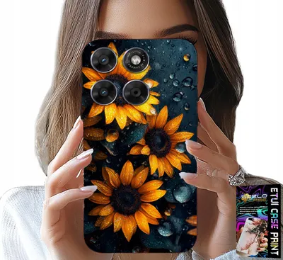Image de Etui Do Motorola Edge 70 - Słoneczniki, Słonecznik, Kwieciste Wzory