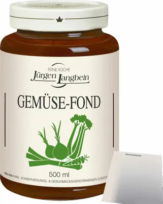 Produktbild von Jürgen Langbein Gemüse-Fond (500ml Glas) + usy Block