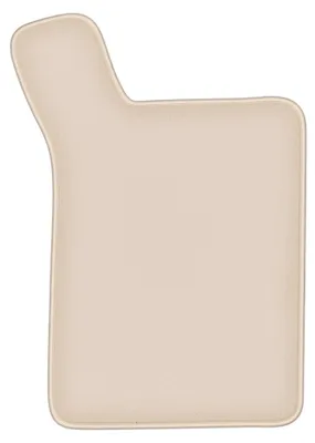 Produktbild von DURBAN Beige Velours-Fahrerfußmatte für Renault 21 Limousine (1986-1996)