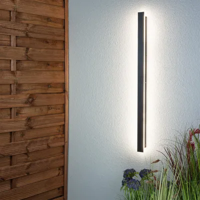 Produktbild von LUMILED Außenwandleuchte 30W Modern 230V 4000 K neutralweiß Wandlampe Außenlampe Wandleuchte Edelstahl Kunststoff Schwarz IP65 Wasserdicht Outdoor