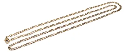 Produktbild von Vintageparts Gliederketten Antik Bronzefarben gedrehte Glieder 80 cm Länge 2 Stück
