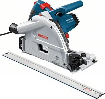 Obrázok produktu pre Bosch GKT 55 GCE Professional, Drevo, Hliník, Čierna, Modrá, Červená, Preťaženie, II, 16,5 cm, 6250 ot/min