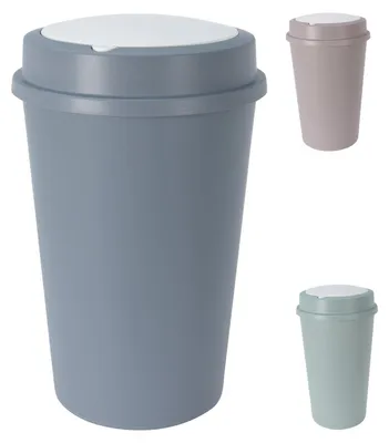 Produktbild von Abfalleimer mit automatischer Deckelöffnung Mülleimer 47 Liter