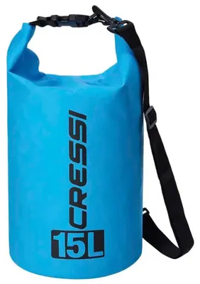 Immagine prodotto di Borsa asciutta Cressi in PVC, 15 litri, colore blu. Taglia unica