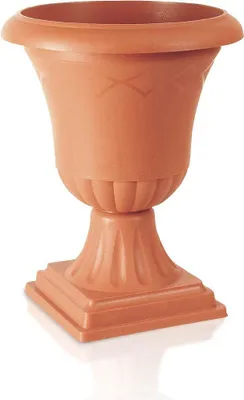 Produktbild von Hoher Blumentopf ATENA + BEIN 33 cm - Farbe: Terrakotta