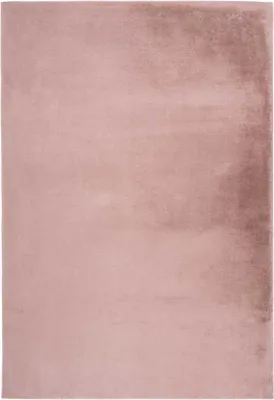 Produktbild von Teppich PARADISE Pastellrosa 160x230cm superweich dicht gewebt für Fußbodenheizung