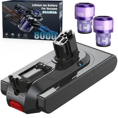Immagine prodotto di Batteria di ricambio Morpilot da 8000mAh, modello V11, compatibile con aspirapolvere SV15, SV16, Outsize, Absolute Extra e Absol