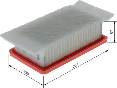 Produktbild von BOSCH F 026 400 715 Luftfilter für RENAULT Clio V Schrägheck (BF)