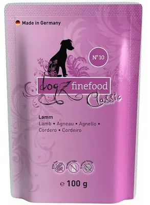 Produktbild von Dogz finefood Beutel No. 10 Lamm 100g