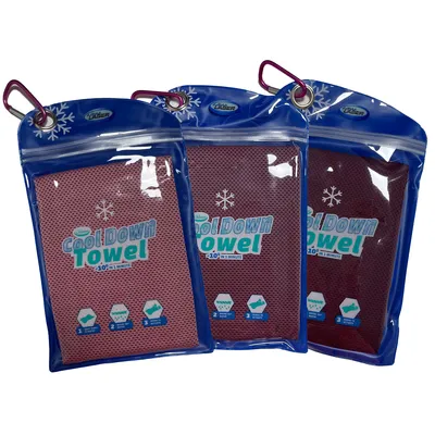 Obrázek produktu pro Cool Down ručník - vč. Taška - 3x růžová