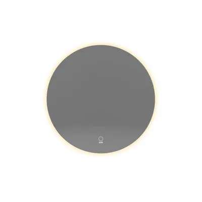 Immagine prodotto di Home Deluxe - Specchio LED SILA - 100 cm - Rotondo - 3 diversi colori di luce - Sistema antiappannamento - 38 watt di potenza totale I Specchio da parete Specchio per bagno Specchio per bagno