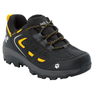 Produktbild von Jack Wolfskin Kinder Vojo Texapore Low Wanderhalbschuh black / burly yellow 32