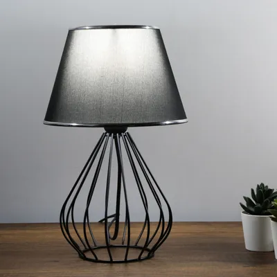 Produktbild von Opviq, AYD-3092, Tischleuchten, Schwarz, Metall, 22 x 14 x 36 cm