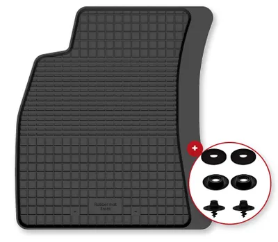 Zdjęcie produktu dla Dywanik gumowy kierowcy do Audi A4 B8 2007-2015 (sedan/kombi/van) – czarne, dobierane – Wielganizator Semi-Universal
