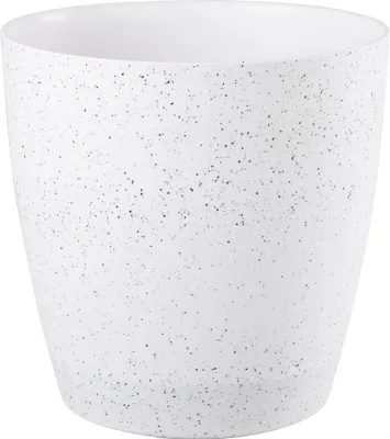 Image de Pot de fleurs Strend Pro Stone, 35x35 cm, blanc, effet pierre