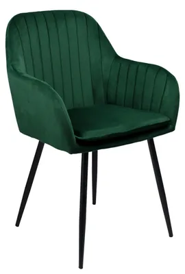 Zdjęcie produktu dla Krzesło Welurowe Sevilla Velvet Ciemnozielone