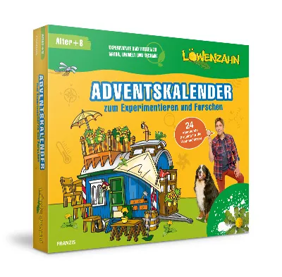 Produktbild von Franzis Löwenzahn Experimentier-Adventskalender