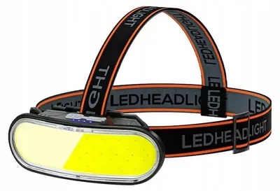 Immagine prodotto di Verk 08383, torcia frontale a LED COB, 4 modalità di illuminazione, USB-C