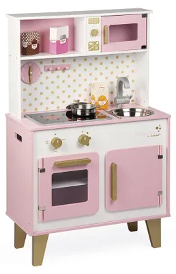 Produktbild von Janod Spielküche Candy Chic - Holz Kinderküche mit Zubehör
