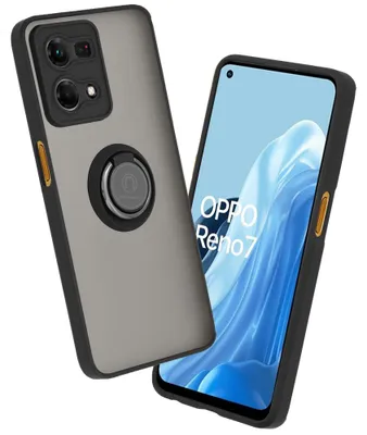 Produktbild von Techsuit Glinth Back Cover Hülle für Oppo Reno7 - Schwarz