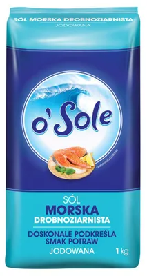 Zdjęcie produktu dla Sól morska jodowana drobnoziarnista Cenosole 1 kg