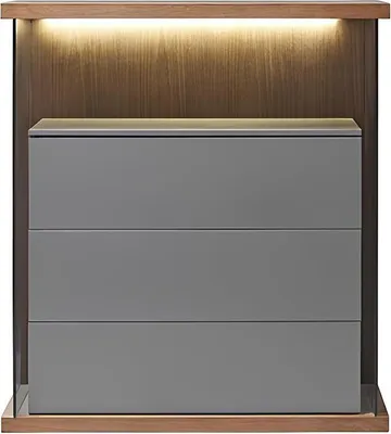 Immagine prodotto di Cassettiera di design illuminata credenza bassa mobile soggiorno scaffale lusso