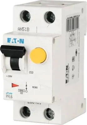 Produktbild von Differenzialschutzschalter 1P+N 16A 0,03A Typ A PFL6-16/1N/B/003-A 112875