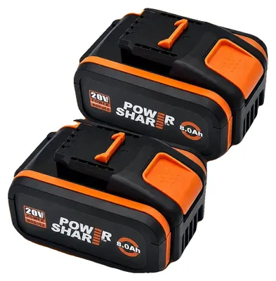 Produktbild von Batterie, 6000mAh Kapazität, kompatibel mit verschiedenen Elektrowerkzeugen, Worx 8.0AHX2