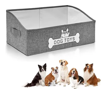 Immagine prodotto di Omgoods - Cesto pieghevole per giocattoli per cani, 50 x 28 cm