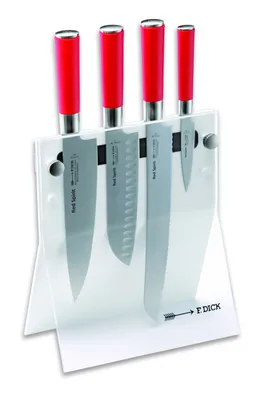 Obrázok produktu pre F. DICK Red Spirit Messerblock 4Knives (4-tlg, Messer Set, Messerset) 8177200-05